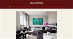 Desktop Screenshot of mingfranzstudio.com